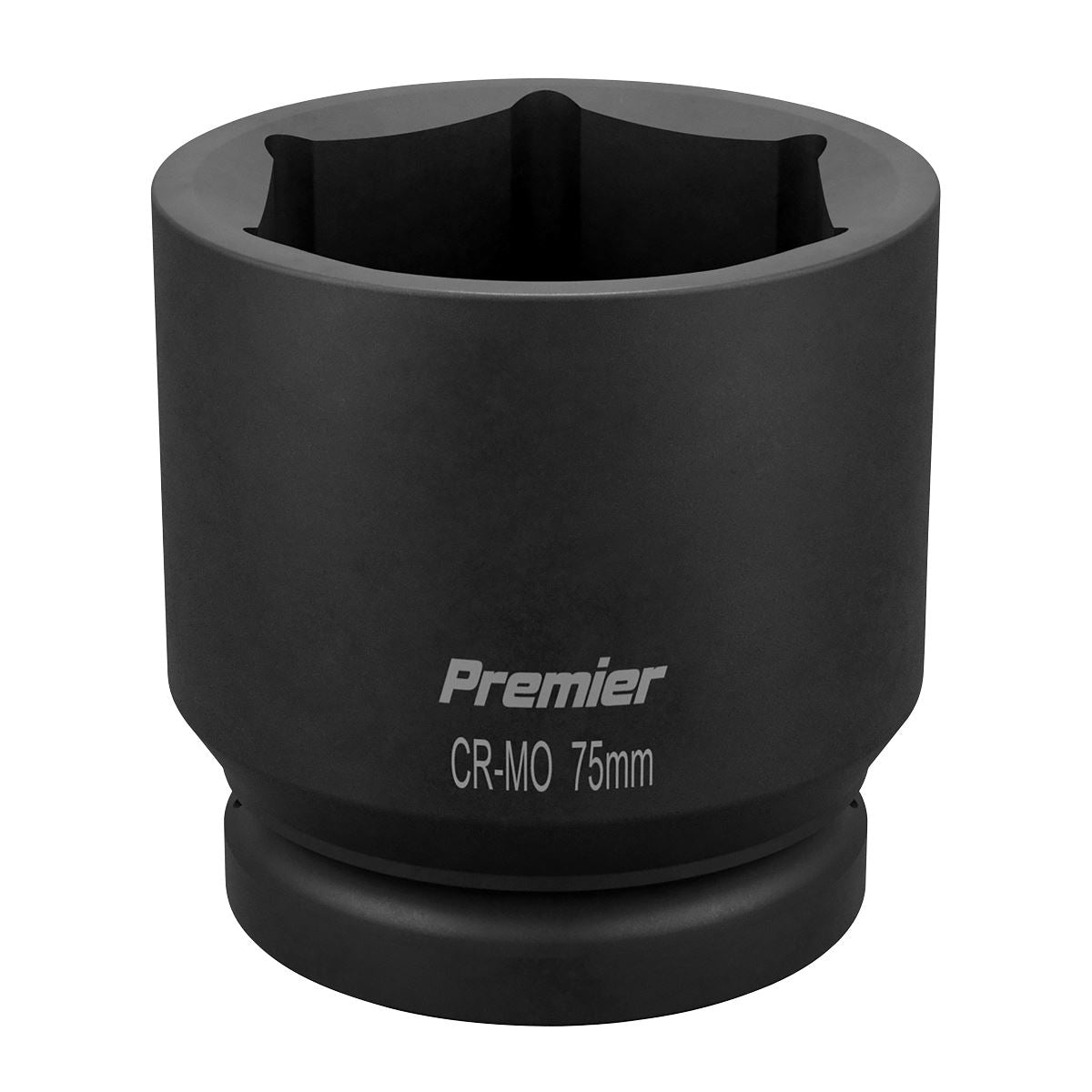 Sealey 75mm Impact Socket Standard Length 1"Sq Drive Single Hex IS175