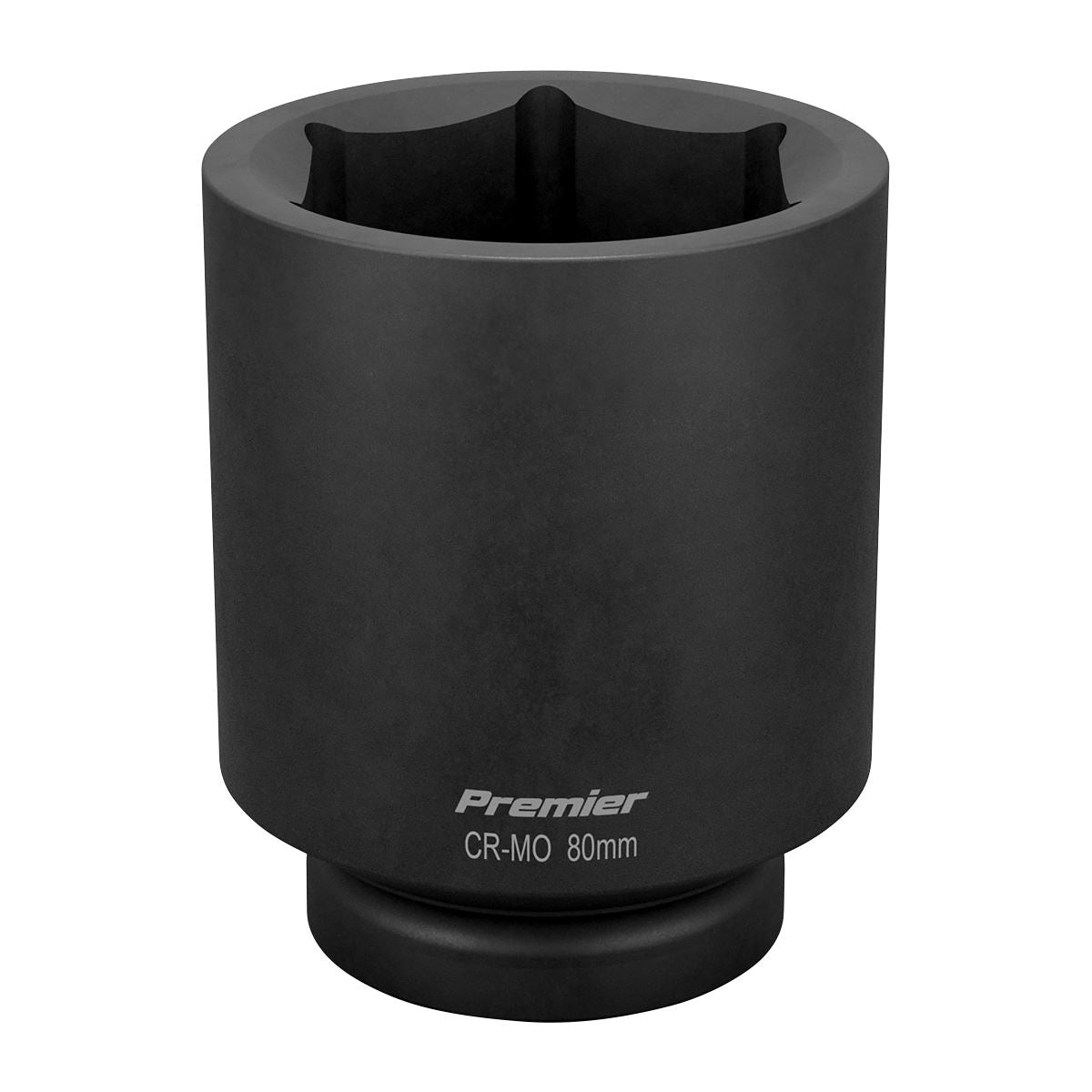 Sealey 80mm Deep Impact Socket 1"Sq Drive Single Hex WallDrive IS180D