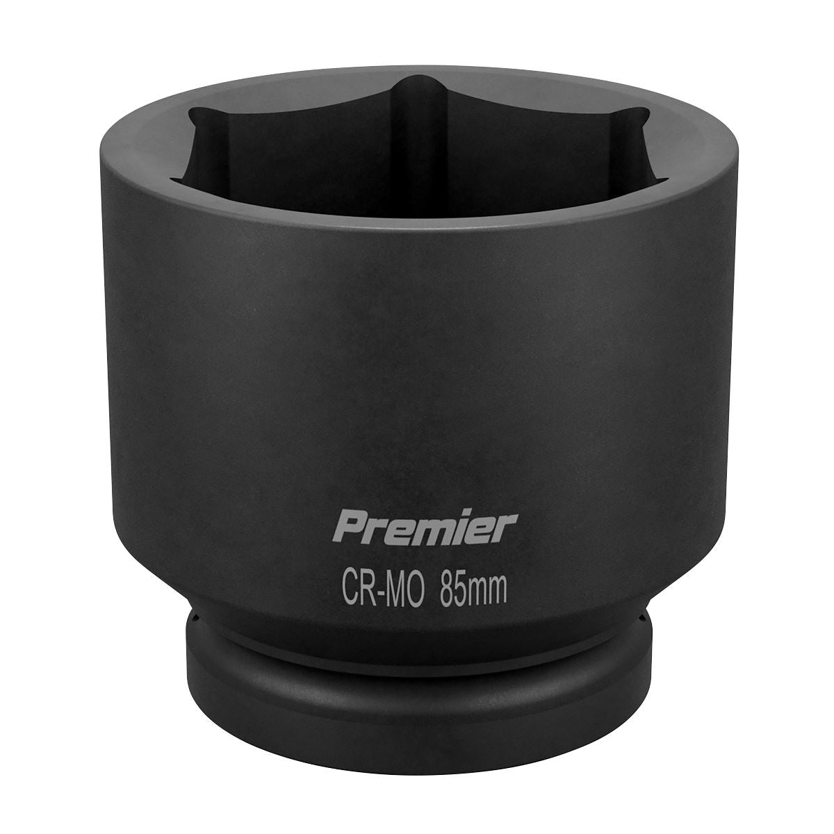Sealey 85mm Impact Socket Standard Length 1"Sq Drive Single Hex IS185