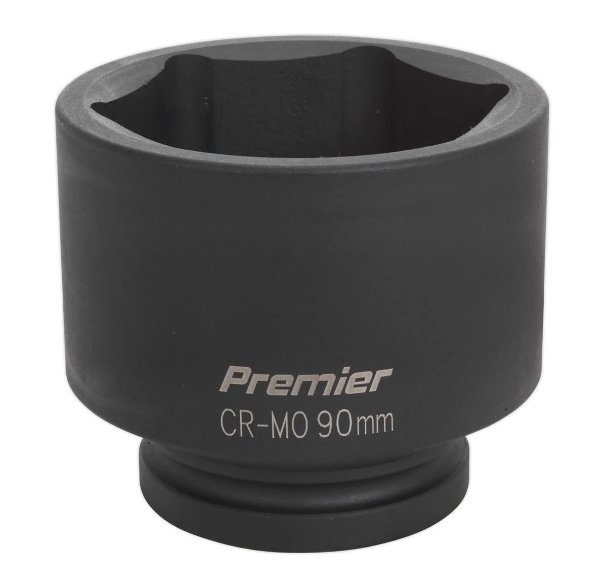 Sealey 90mm Impact Socket Standard Length 1"Sq Drive Single Hex IS190