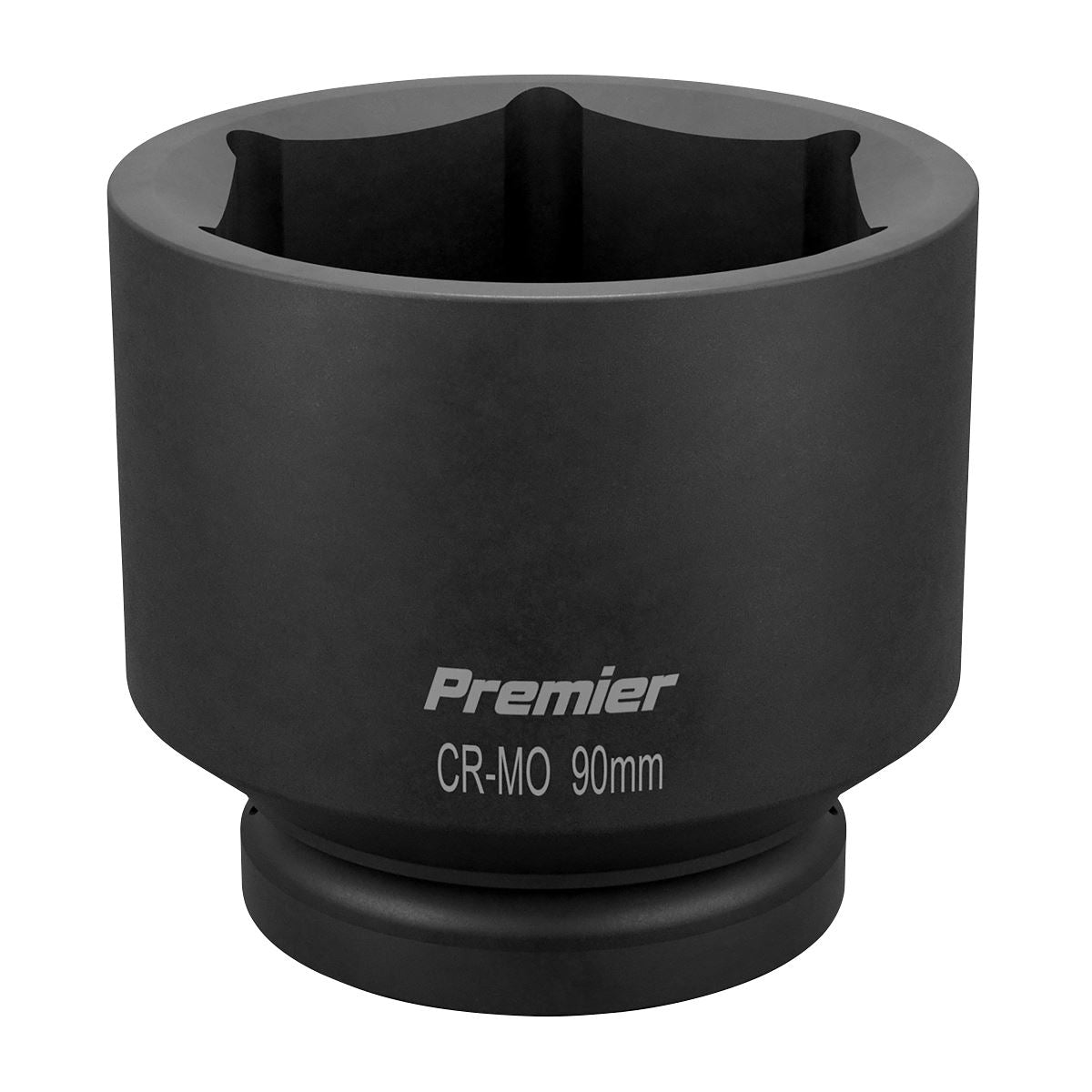 Sealey 90mm Impact Socket Standard Length 1"Sq Drive Single Hex IS190