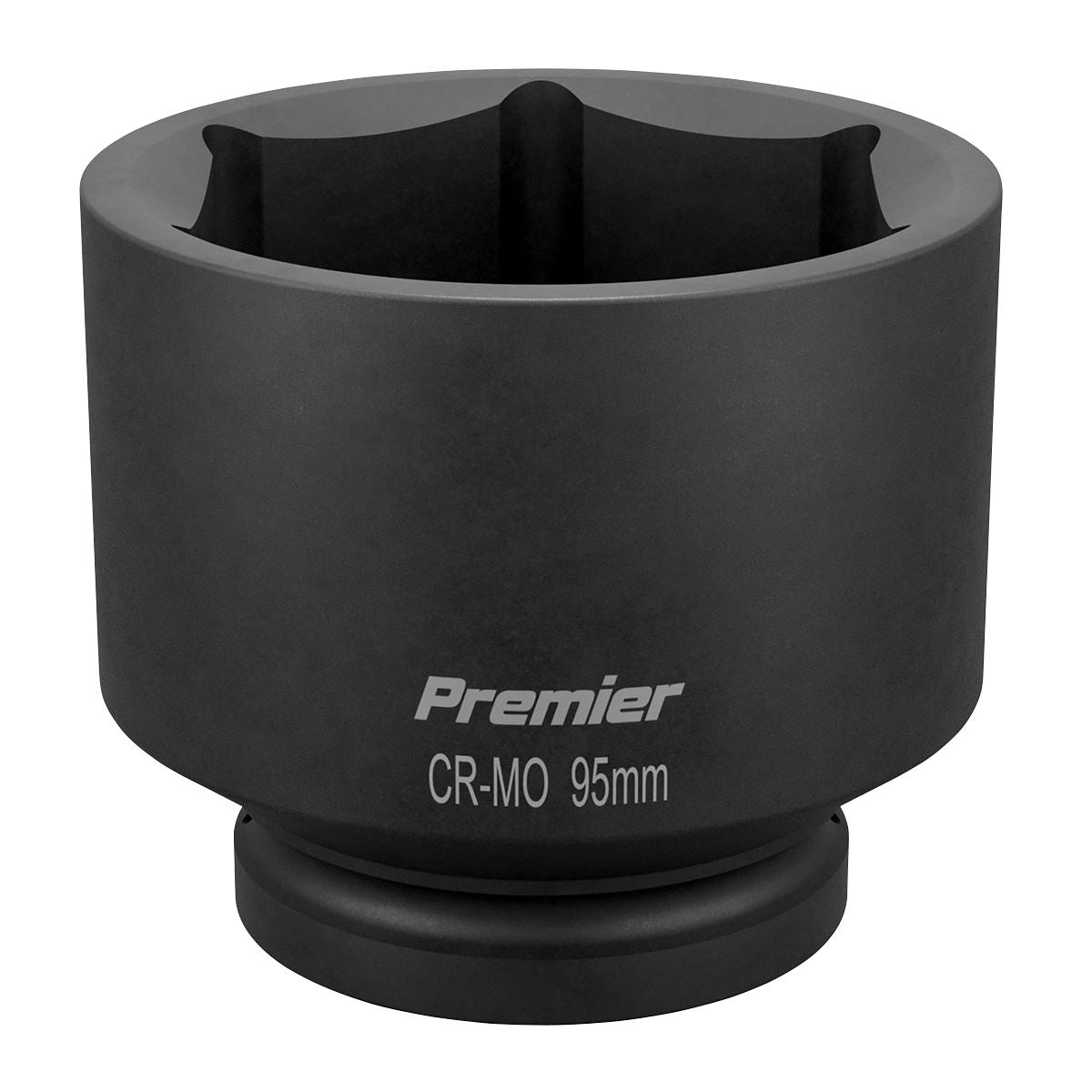 Sealey 95mm Impact Socket Standard Length 1"Sq Drive Single Hex IS195
