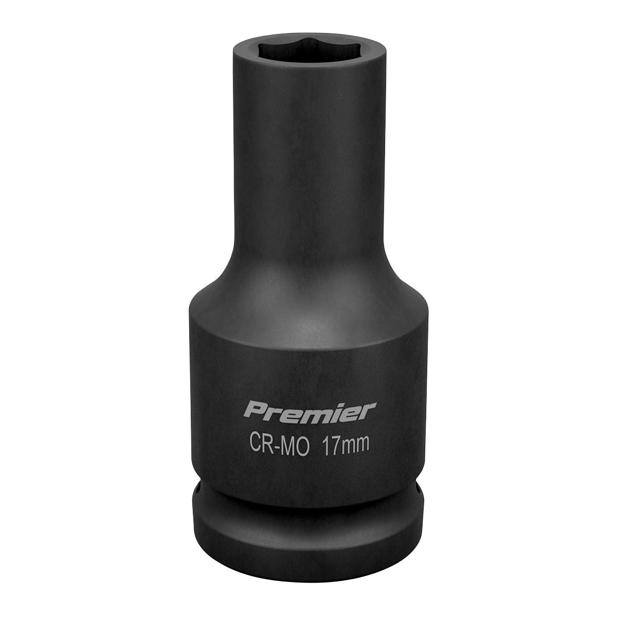Sealey 17mm 3/4"Sq Drive Deep Metric Impact Socket Hexagon 6 Point IS3417D