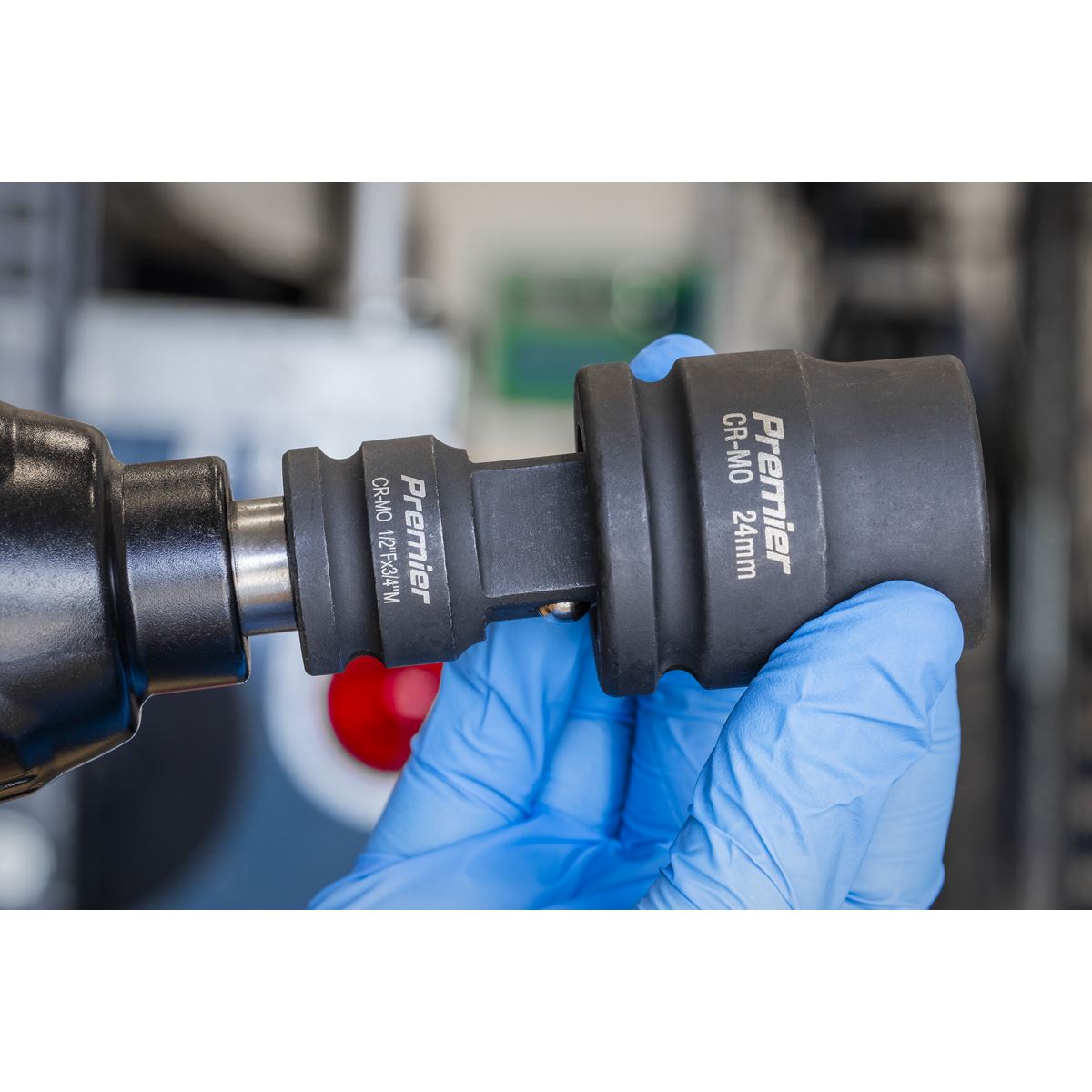 Sealey 24mm 3/4"Sq Drive Metric Impact Socket WallDrive Hexagon 6 Point IS3424