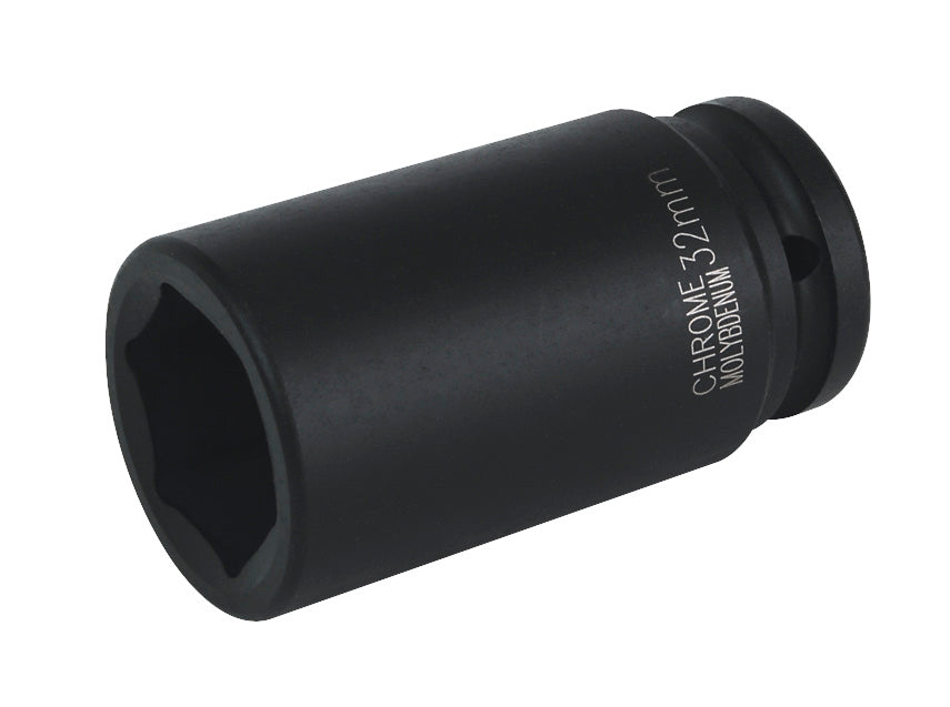 Sealey 32mm 3/4"Sq Drive Deep Metric Impact Socket Hexagon 6 Point IS3432D