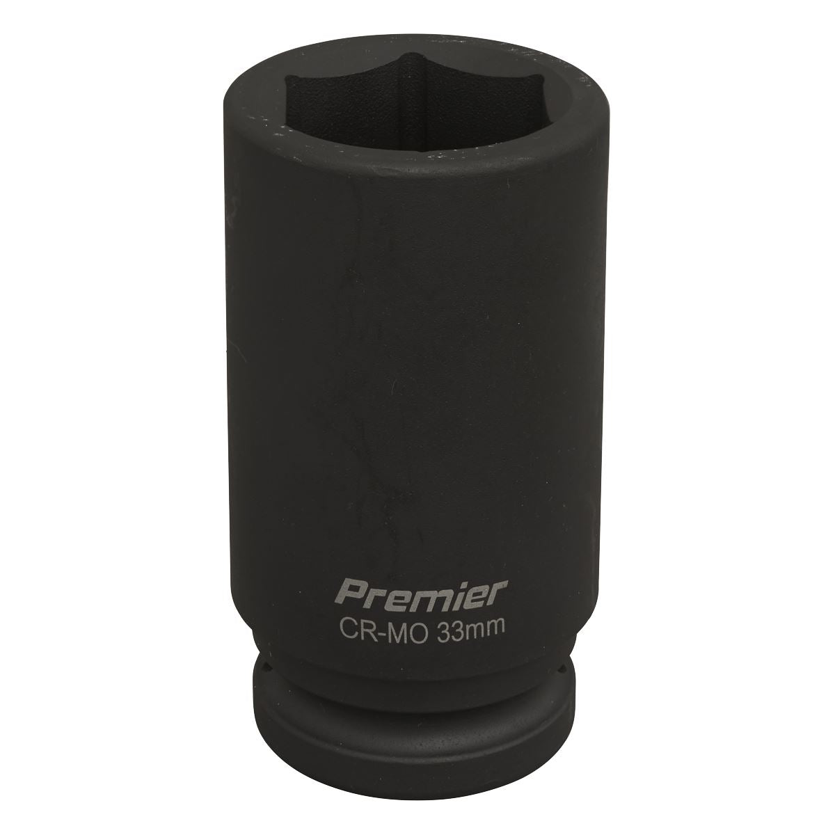 Sealey 33mm 3/4"Sq Drive Deep Metric Impact Socket Hexagon 6 Point IS3433D