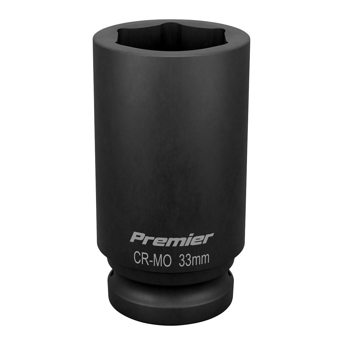 Sealey 33mm 3/4"Sq Drive Deep Metric Impact Socket Hexagon 6 Point IS3433D