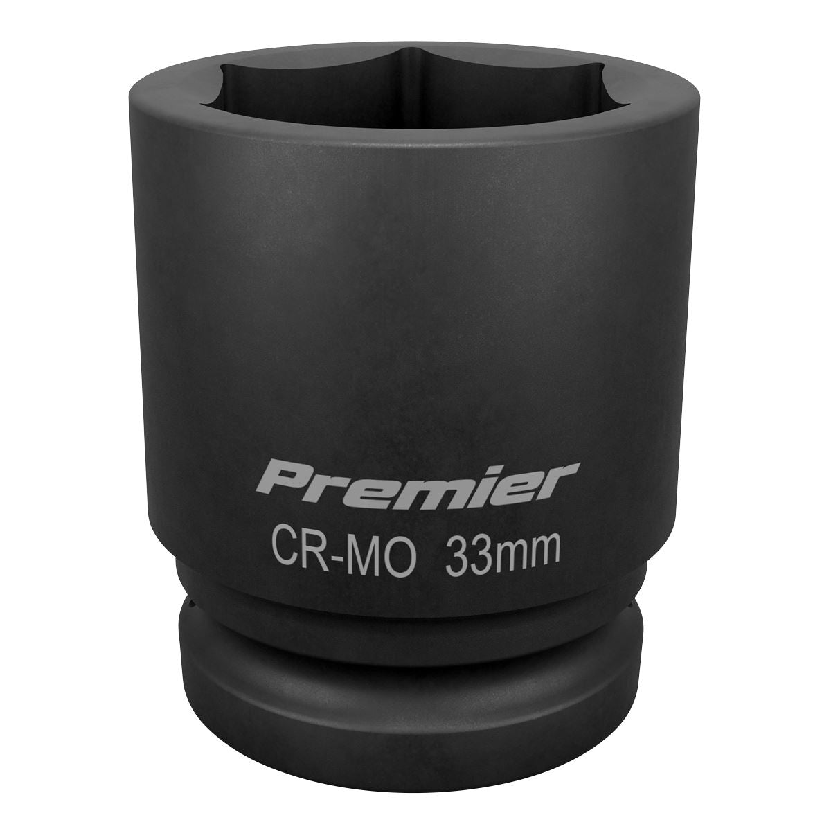 Sealey 33mm 3/4"Sq Drive Metric Impact Socket WallDrive Hexagon 6 Point IS3433