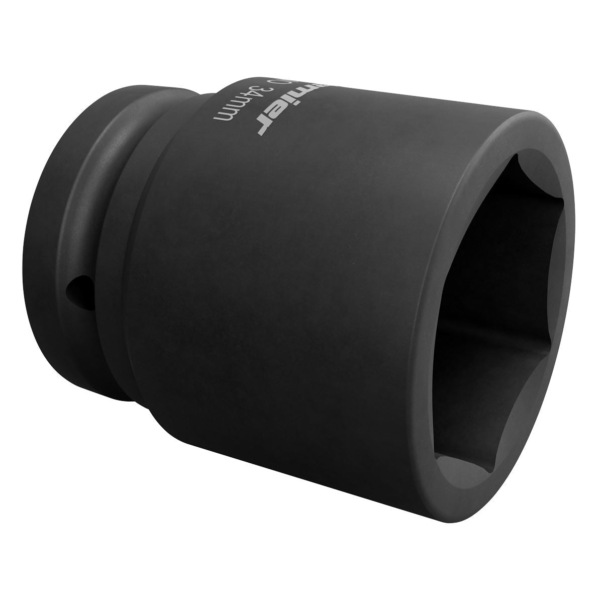 Sealey 34mm 3/4"Sq Drive Metric Impact Socket WallDrive Hexagon 6 Point IS3434