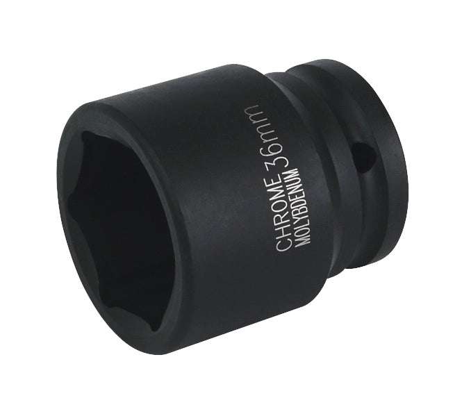 Sealey 36mm 3/4"Sq Drive Metric Impact Socket WallDrive Hexagon 6 Point IS3436