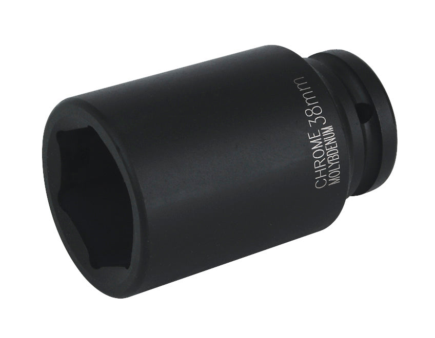 Sealey 38mm 3/4"Sq Drive Deep Metric Impact Socket Hexagon 6 Point IS3438D