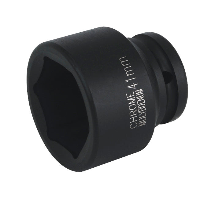 Sealey 41mm 3/4"D Metric Impact Socket WallDrive Hexagon 6 Point Black IS3441