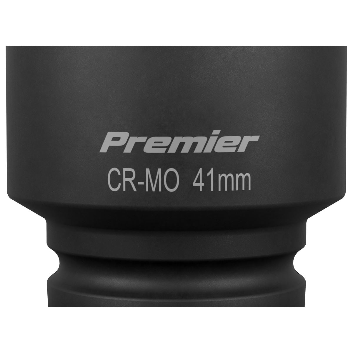Sealey 41mm 3/4"D Metric Impact Socket WallDrive Hexagon 6 Point Black IS3441