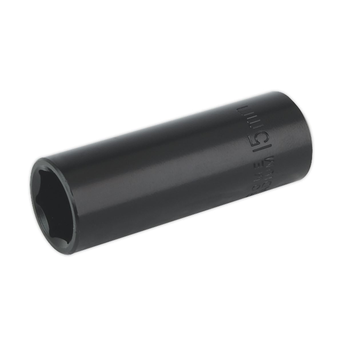 Sealey 15mm 3/8"Sq Drive Deep Impact Socket WallDrive For Air Wrenches IS3815D