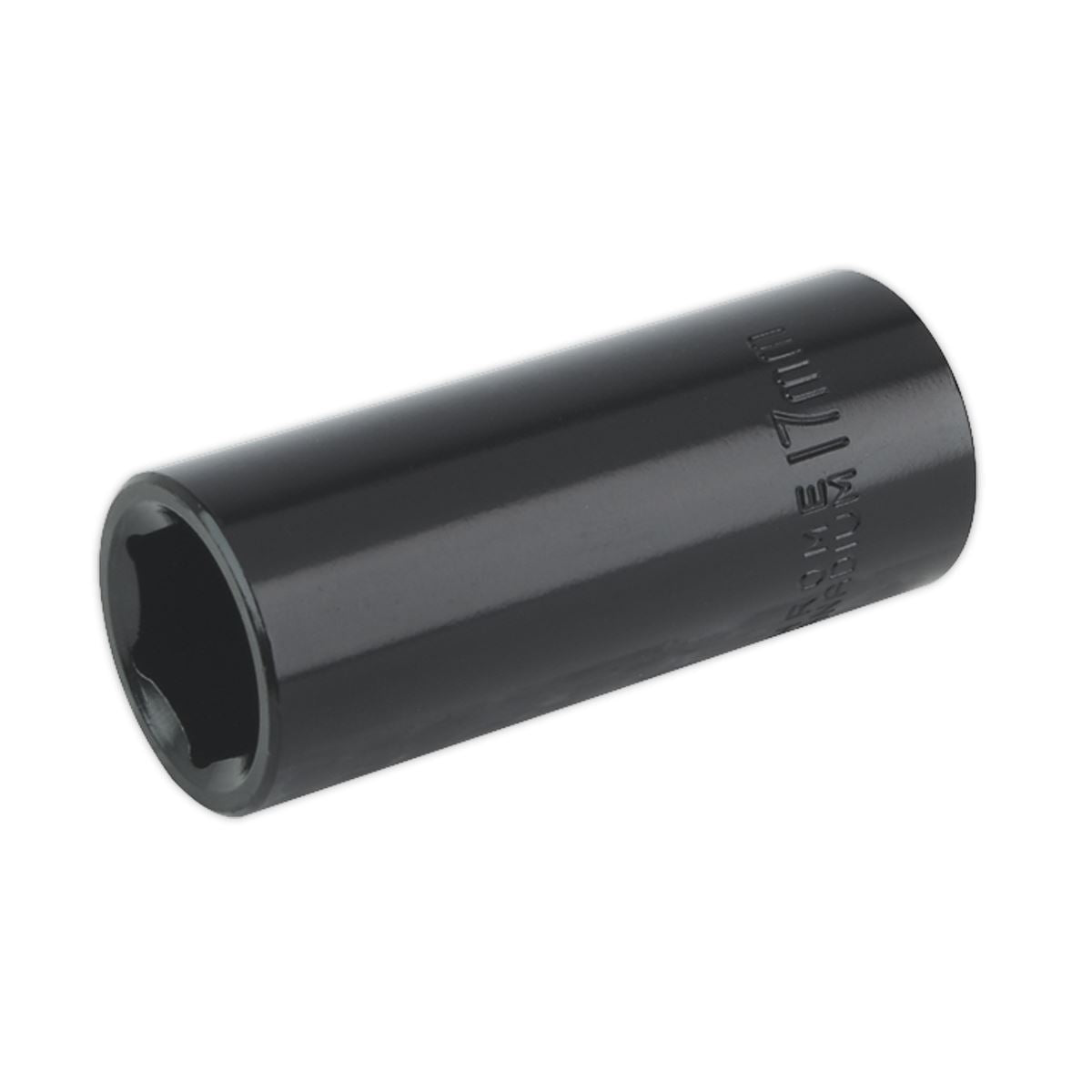 Sealey 17mm 3/8"Sq Drive Deep Impact Socket WallDrive For Air Wrenches IS3817D