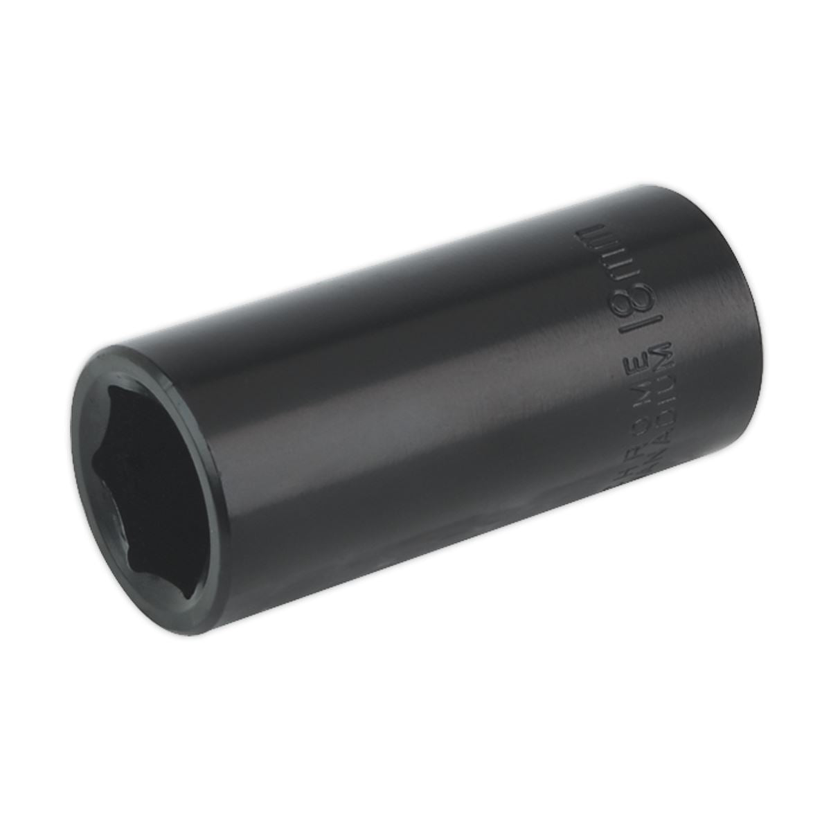 Sealey 18mm 3/8"Sq Drive Deep Impact Socket WallDrive For Air Wrenches IS3818D