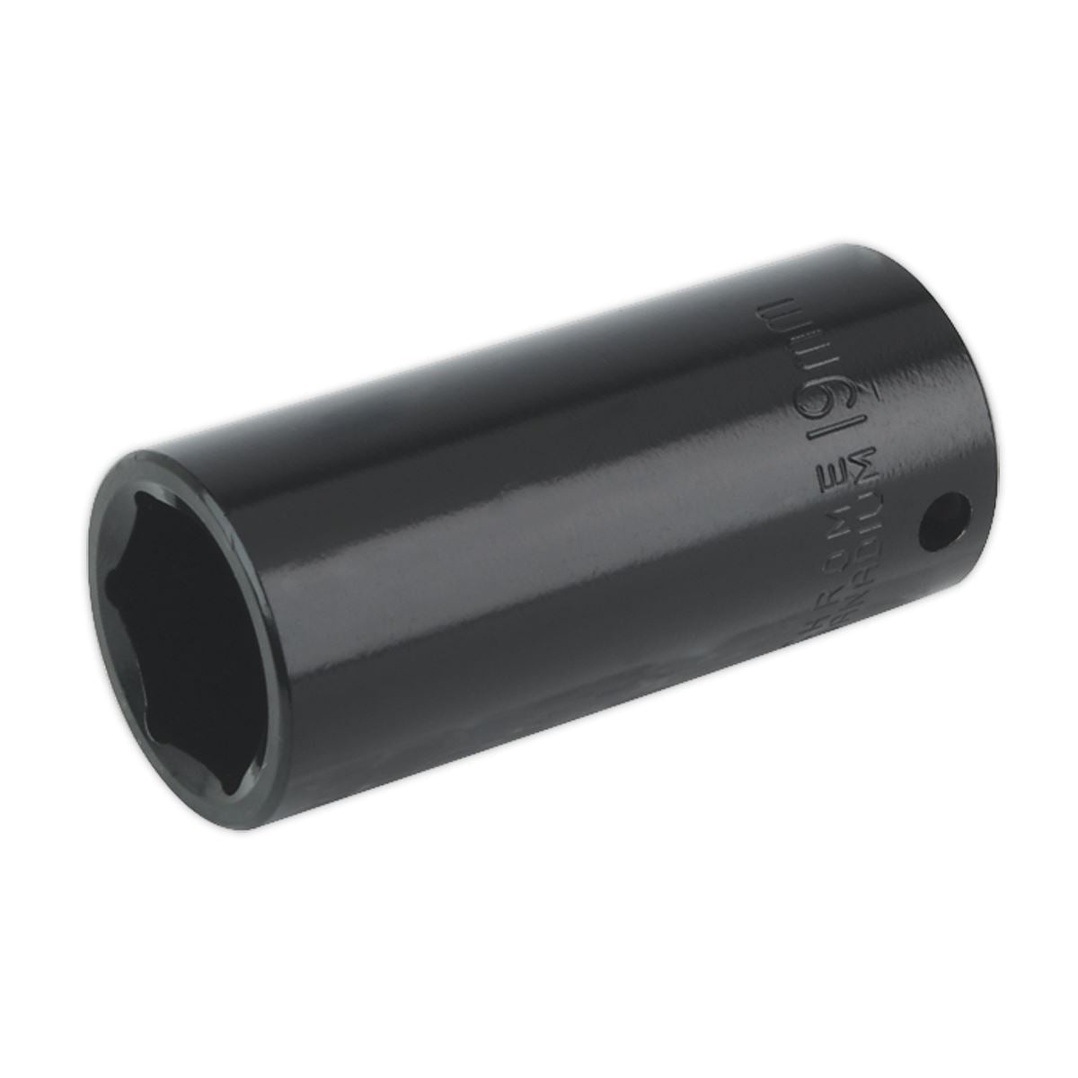 Sealey 19mm 3/8"Sq Drive Deep Impact Socket WallDrive For Air Wrenches IS3819D