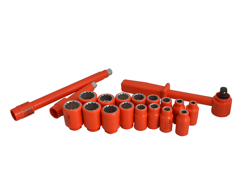 ITL Insulated Insulated Socket Set Metric Imperial 19Pc 1/2in Drive ITL03095