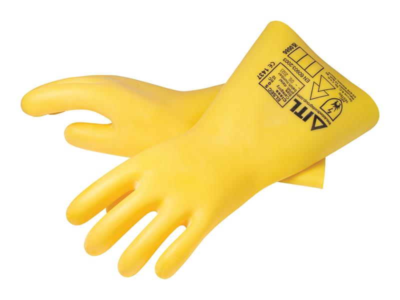 ITL Class 0 Insulated Rubber Gauntlet 36cm Size 10 Rated 1000 Volts AC ITL05110