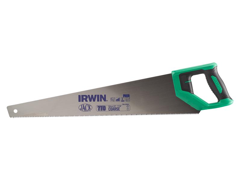 IRWIN Jack Coarse Hardpoint Handsaw Soft Grip 550mm (22in) 7 TPI JAK770UHP550
