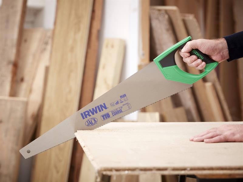 IRWIN Jack Coarse Hardpoint Handsaw Soft Grip 550mm (22in) 7 TPI JAK770UHP550