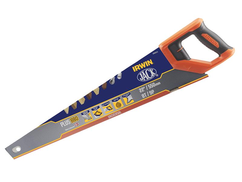 IRWIN Jack 880 UN Universal Panel Saw 550mm (22in) 8 TPI JAK880UN22