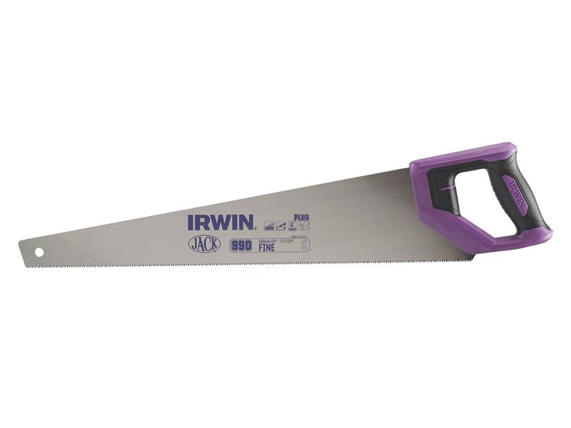 IRWIN Jack 990UHP Fine Handsaw Soft Grip 550mm (22in) 9 TPI JAK990UHP550