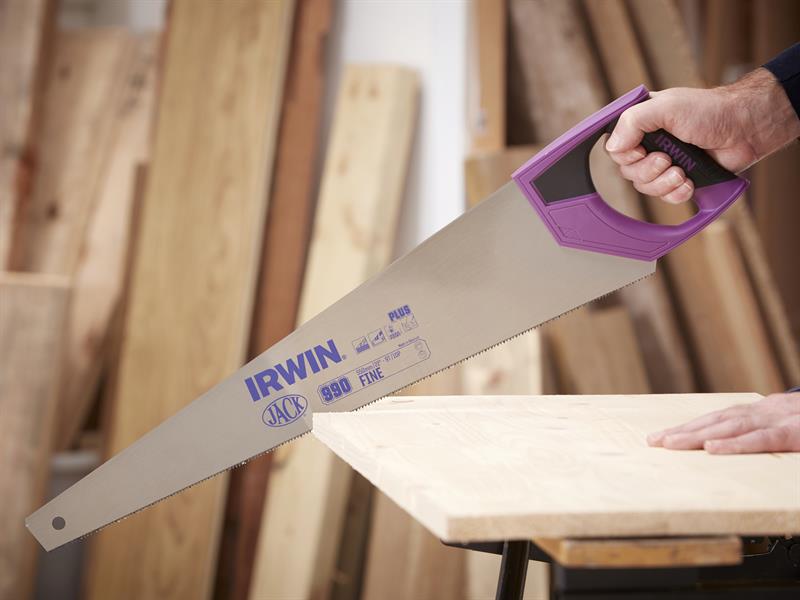 IRWIN Jack 990UHP Fine Handsaw Soft Grip 550mm (22in) 9 TPI JAK990UHP550