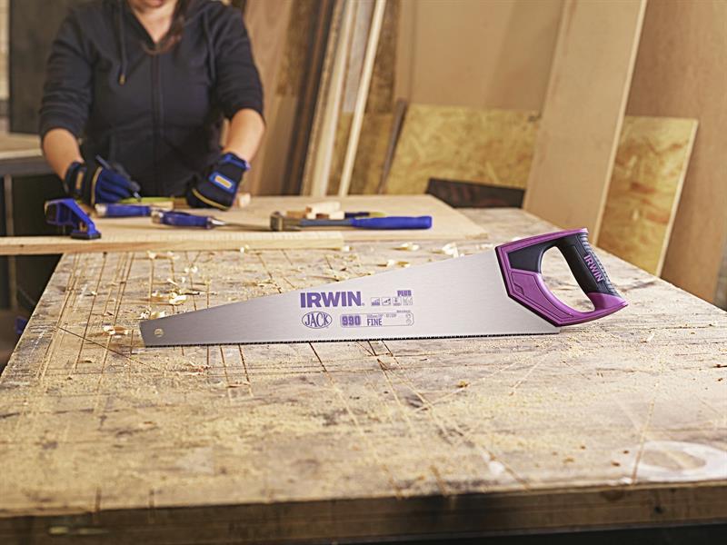 IRWIN Jack 990UHP Fine Handsaw Soft Grip 550mm (22in) 9 TPI JAK990UHP550
