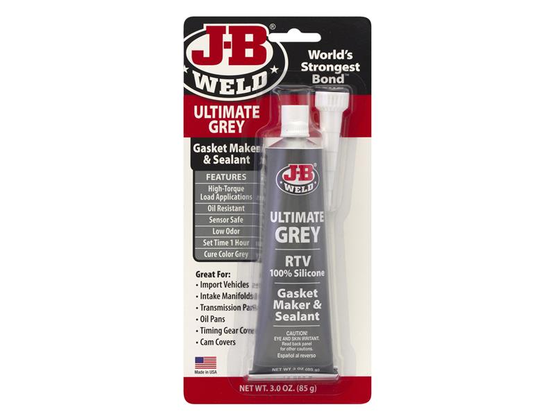 J-B Weld Silicone Gasket Maker And Sealant Grey 85g JBW32327UK