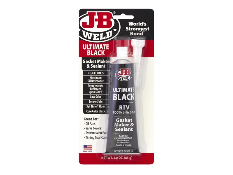 J-B Weld Silicone Gasket Maker And Sealant Black 85g JBW32329UK