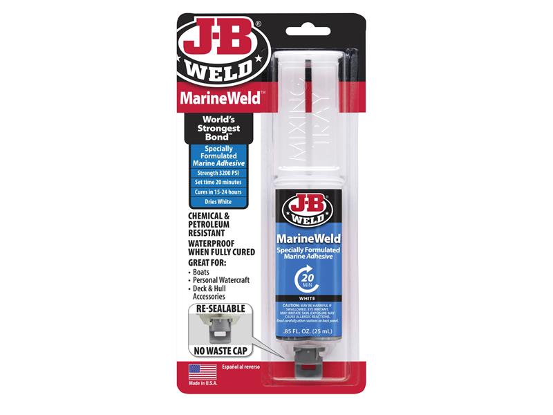 J-B Weld MarineWeld Epoxy Syringe 25ml JBW50172UK