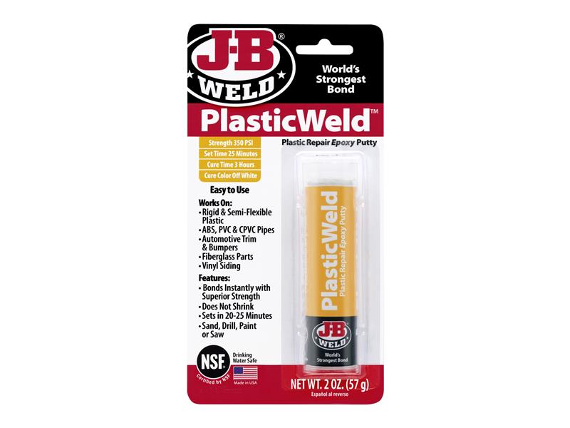J-B Weld PlasticWeld Epoxy Putty 57g JBW8237UK
