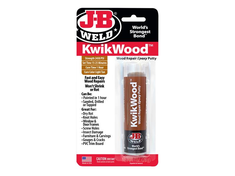J-B Weld KwikWood Epoxy Putty 28g JBW8257UK
