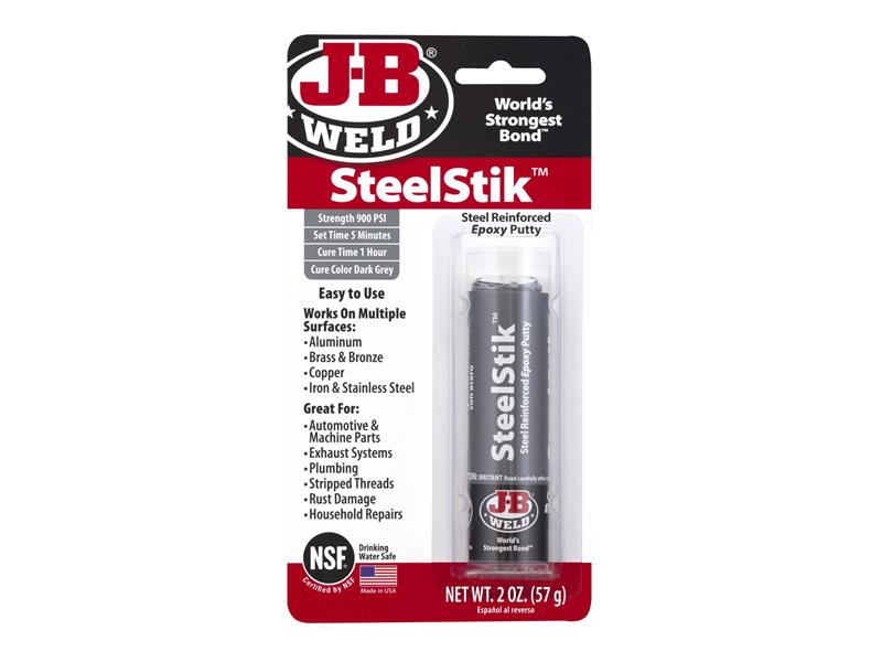 J-B Weld SteelStik Epoxy Putty 57g JBW8267UK