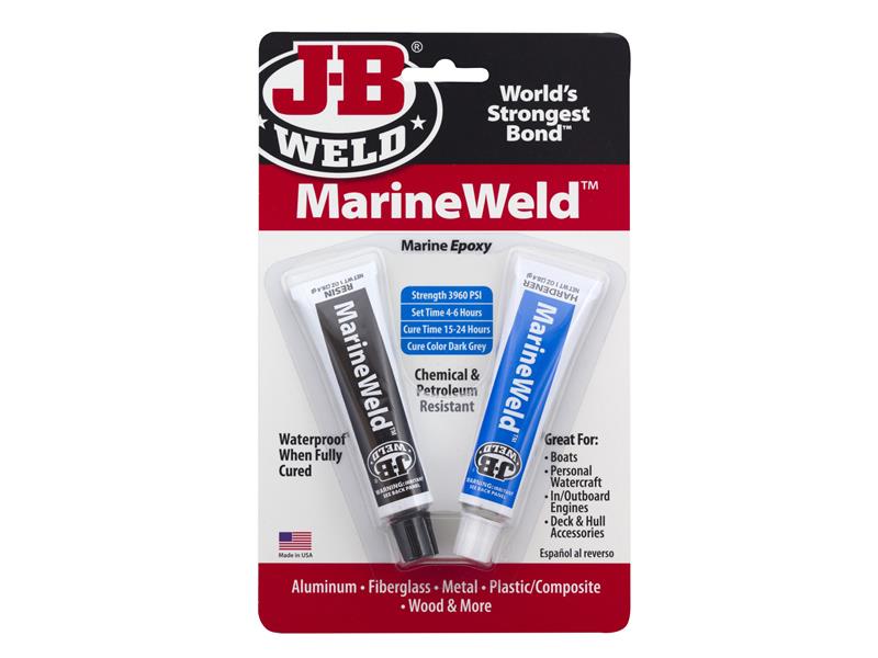 J-B Weld MarineWeld Epoxy Adhesive 2 x 30ml JBW8272UK
