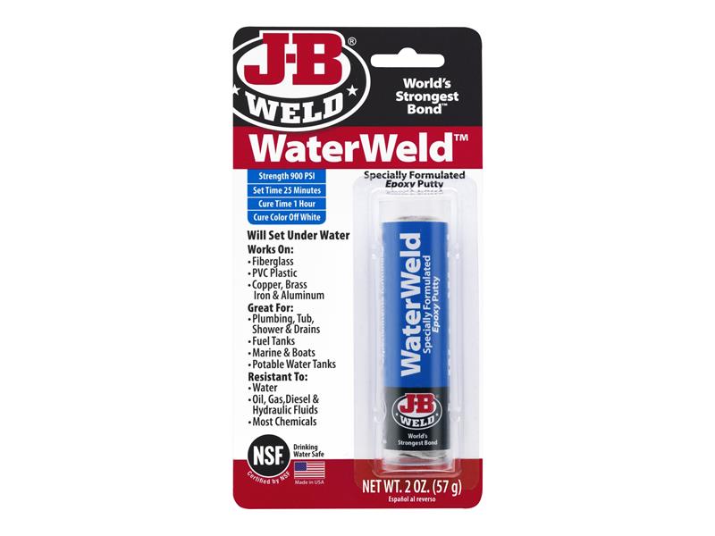 J-B Weld WaterWeld Epoxy Putty 57g JBW8277UK