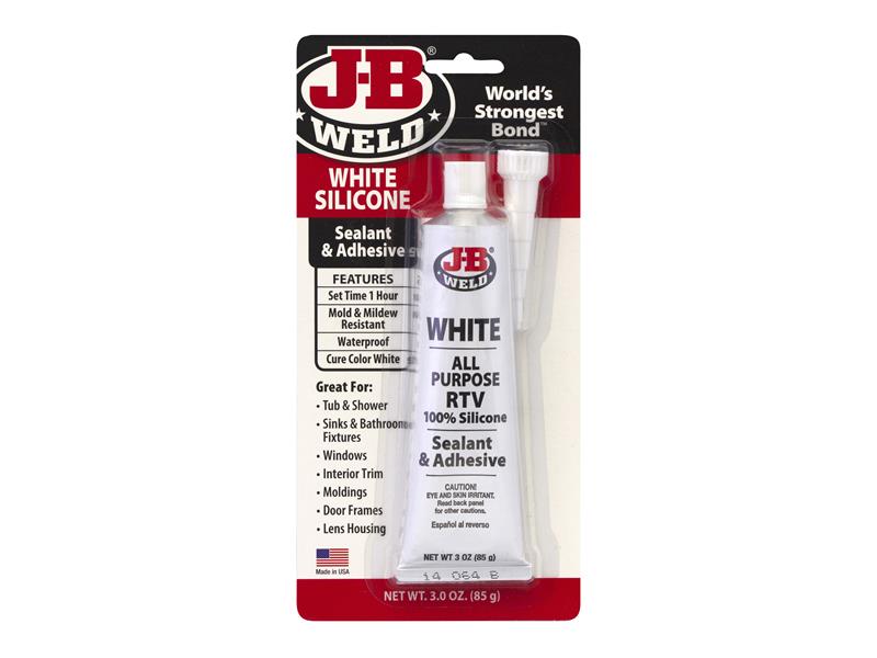 J-B Weld Silicone Sealant And Adhesive White 85g JBWJB31312