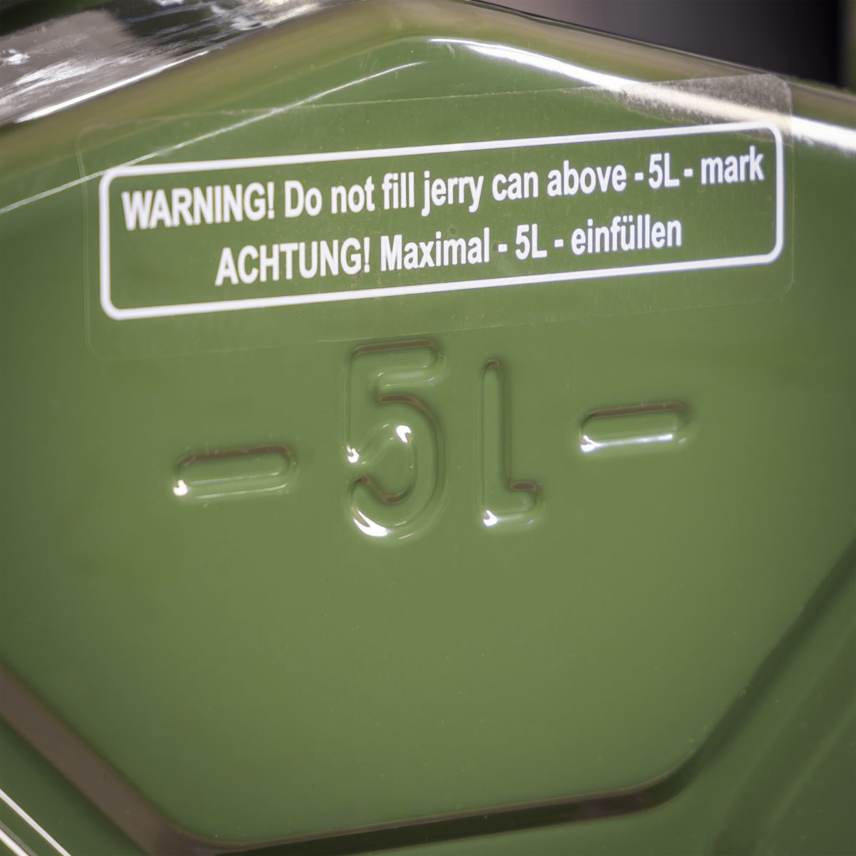 Sealey Jerry Can 5L - Green JC5MG