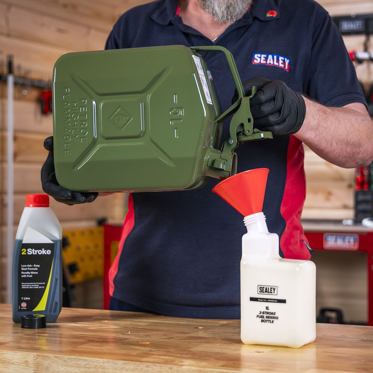 Sealey Jerry Can 5L - Green JC5MG