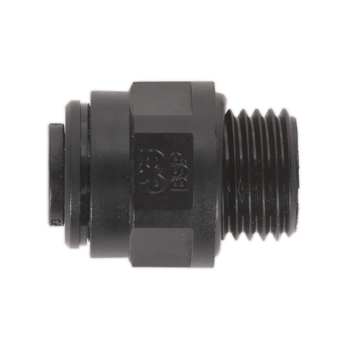 Sealey Straight Air Adaptor 10mm x 1/4"BSP Pack of 5 Speedfit PM011012E) JGC1014
