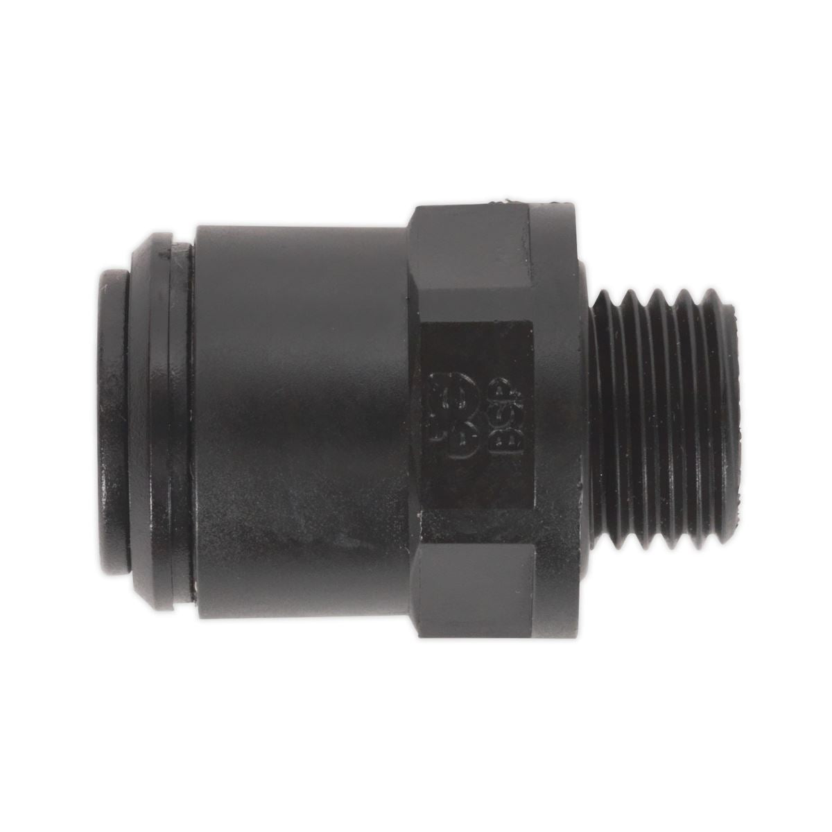 Sealey Straight Air Adaptor 6mm x 1/4"BSP Pack of 5 Speedfit PM010612E) JGC614