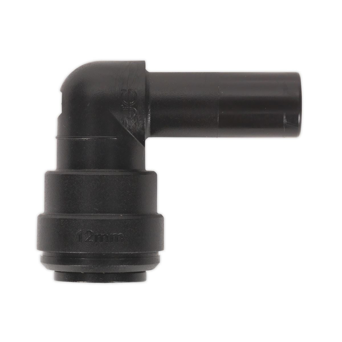 Sealey Air Pipe Stem Elbow 12mm Pack of 5 John Guest Speedfit PM221212E JGCET12