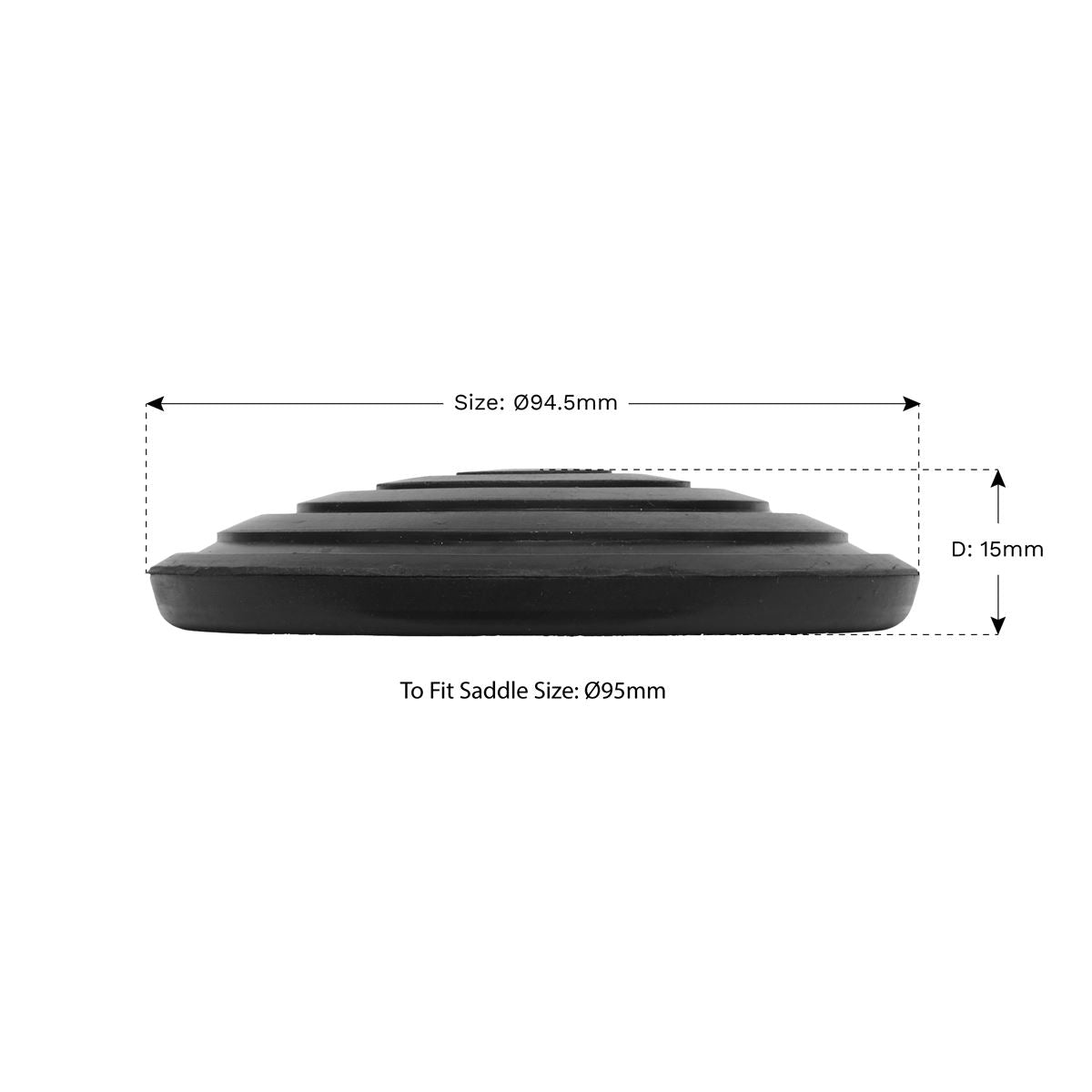Sealey Safety Rubber Jack Pad - Type C JP13