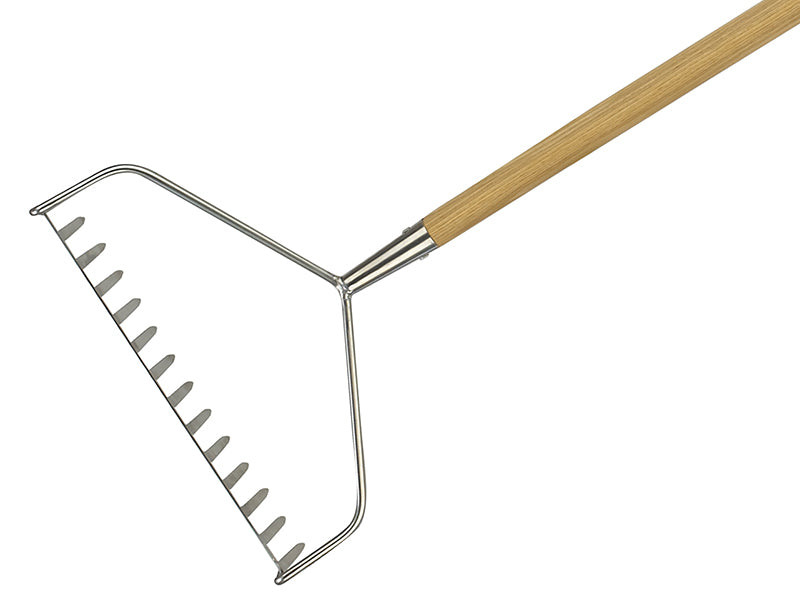 Kent & Stowe Stainless Steel Long Handled Soil Rake, FSC® K/S70100057