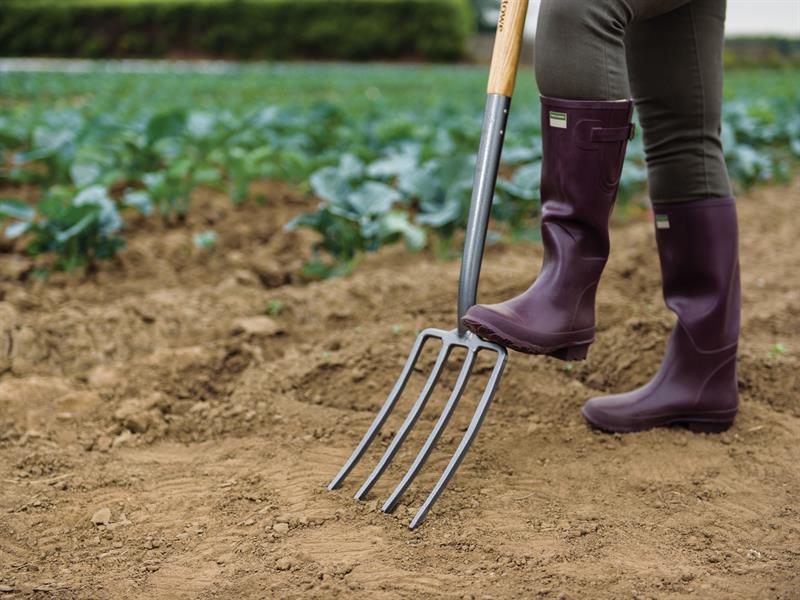 Kent & Stowe Carbon Steel Digging Fork, FSC® K/S70100208