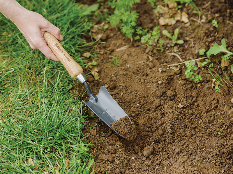 Kent & Stowe Carbon Steel Hand Transplanting Trowel, FSC® K/S70100292