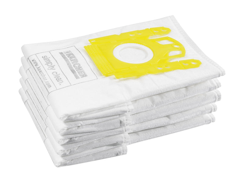 Karcher VC Fleece Vacuum Bags Pack of 5 KAR5VCB