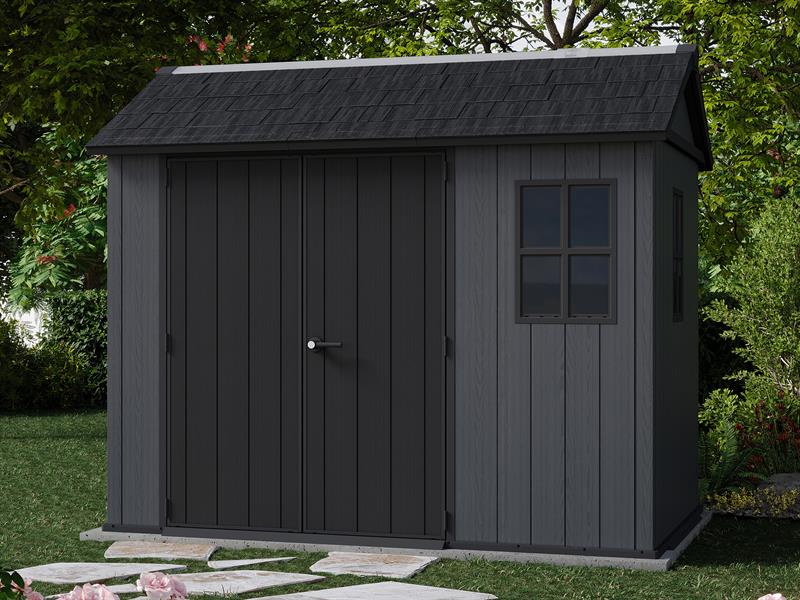 Keter Newton Plus Shed 9.5 x 7ft Colour Grey Direct Delivery KET259689