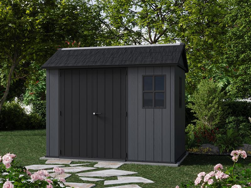 Keter Newton Plus Shed 7.5 x 9ft Colour Grey Direct Delivery KET260265